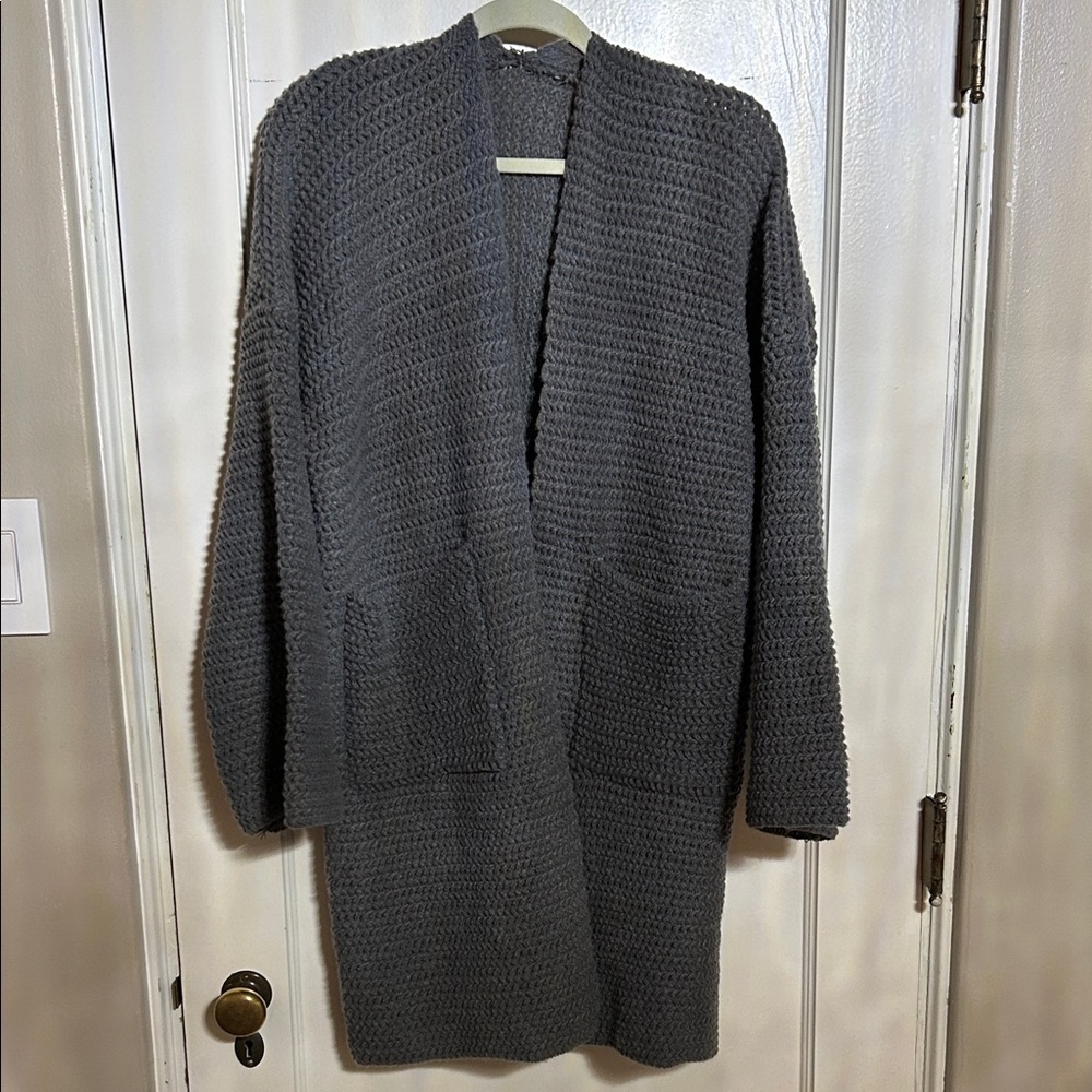 Cozy Black Knit Cardigan